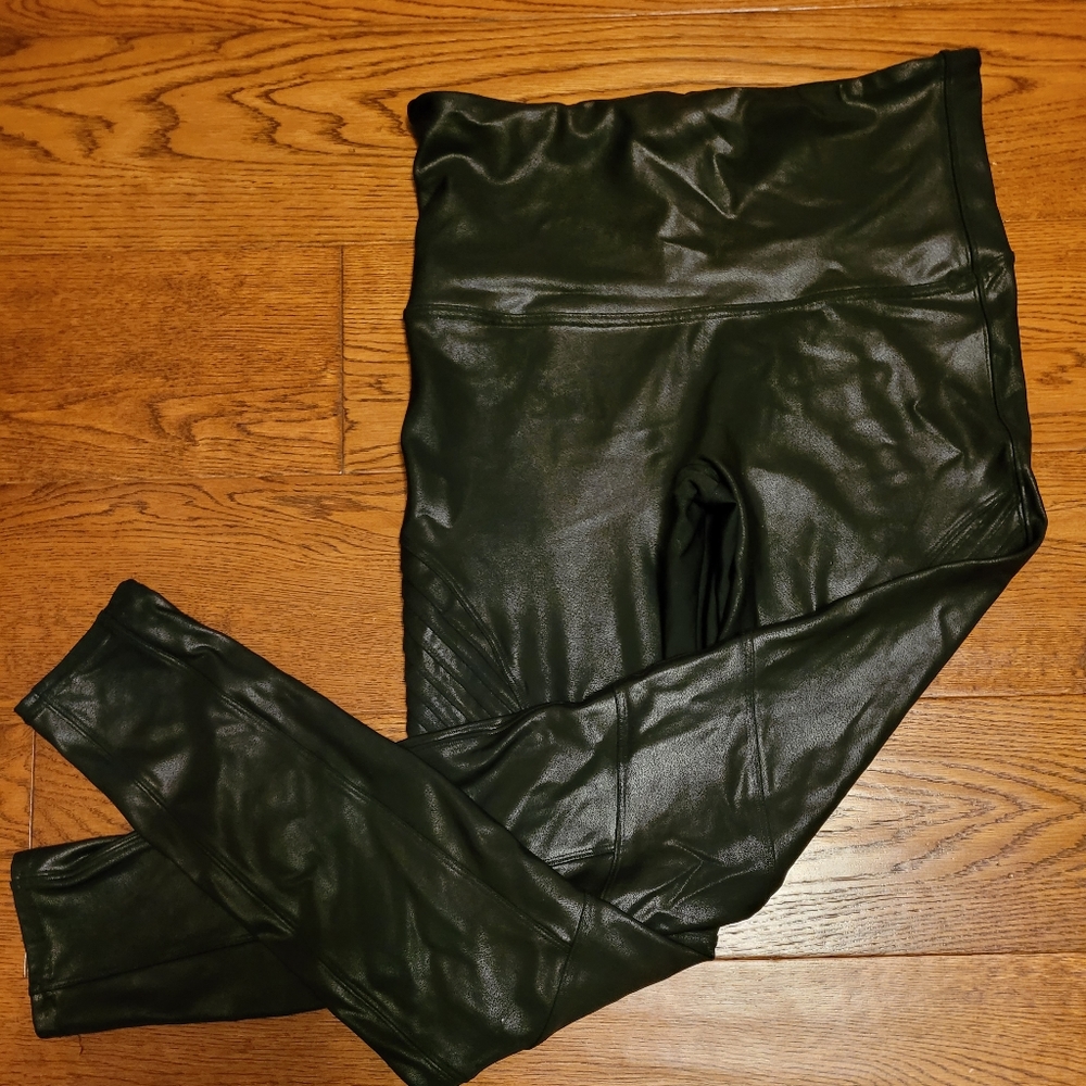 Spanx Faux Moto Leggings